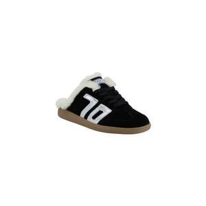 NEW BACK 70 women's easter fl backless sneakers in coal silver